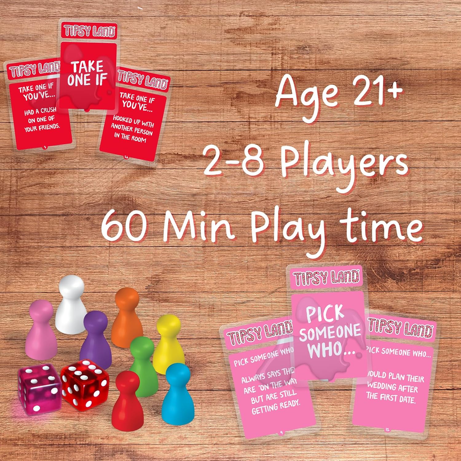 Hilarious Adult Party Board Game for Game Nights, Parties and Celebrations, Fun Challenges, Dares & Mini Competitions, 2–8 Players