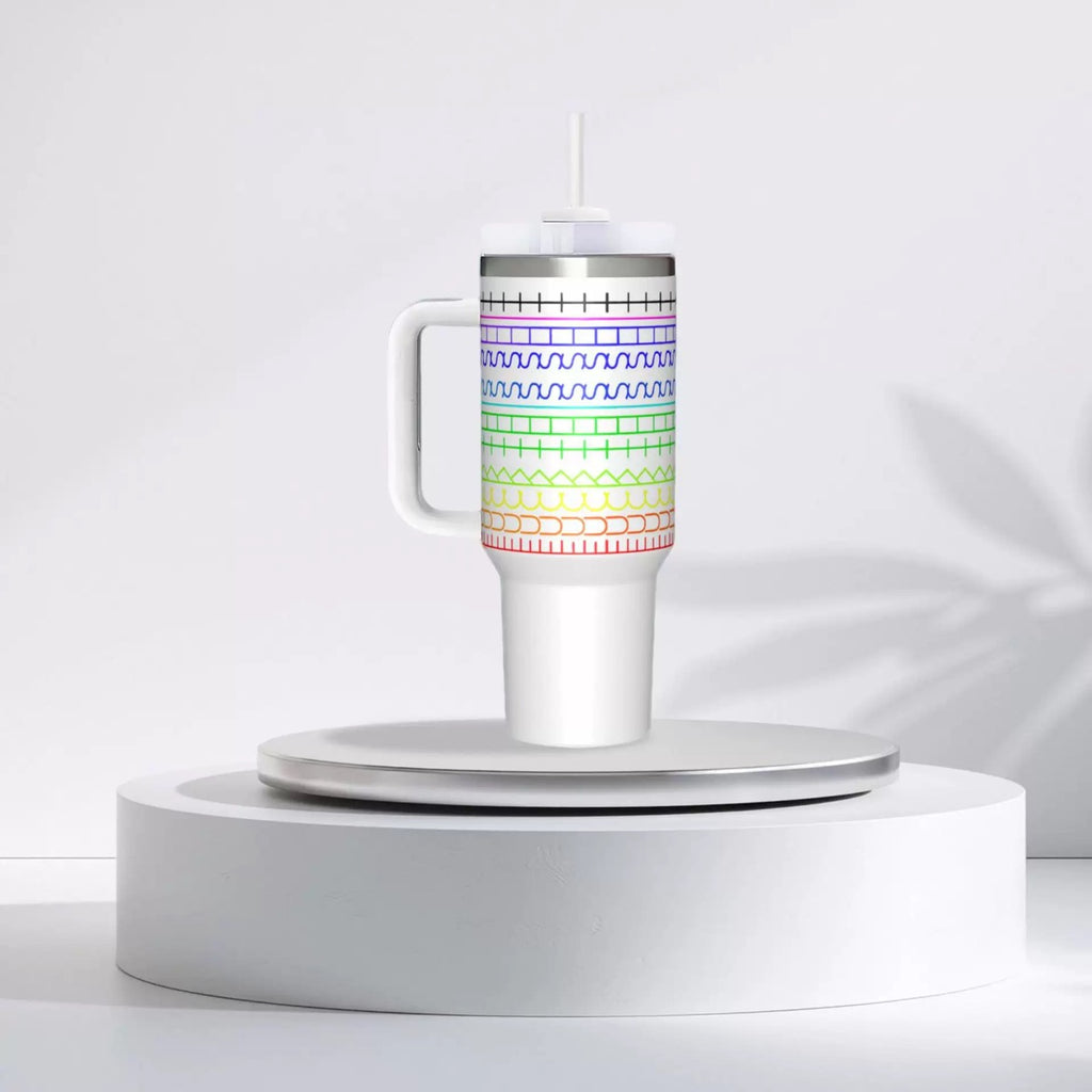 40 oz F*ck This Sh*t Hidden Message Tumbler, Funny Coworker Gift Cup