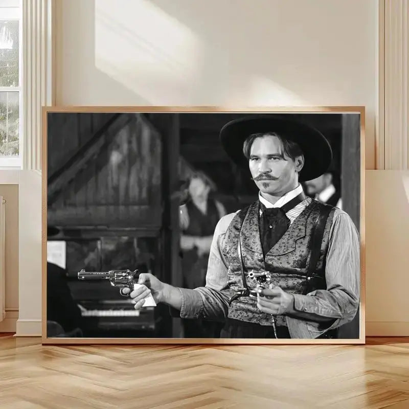[NO FRAME] Vintage Tombstone Movie Poster, Wyatt Earp, Doc Holliday & Earp Brothers Walking Scene