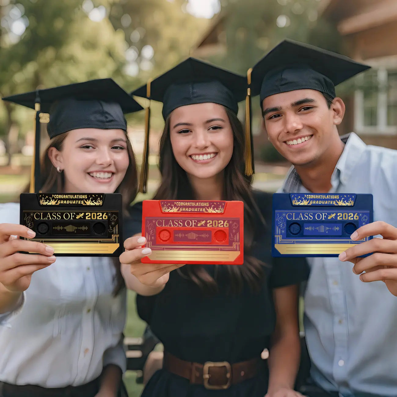 300s Voice Recordable Greeting Card - Class of 2026 Graduation Guestbook