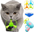 Pet Flying Disc Launcher Set | Interactive Fetch & Chase Toy for Cats & Dogs
