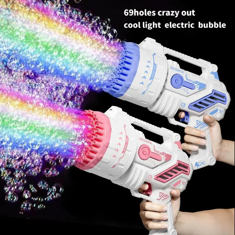 Kids' Bubble Machine, Festive & Party Supplies with Colorful Lights & Thousands of Bubbles