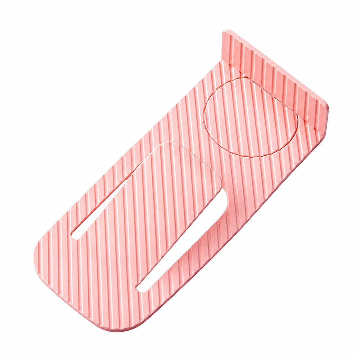 Self-Adhesive Spring Door Stop, No-Drill Foot-Operated Door Holder, Easy-Press Plastic Door Stopper for Home & Office, 1 or 4 Pack