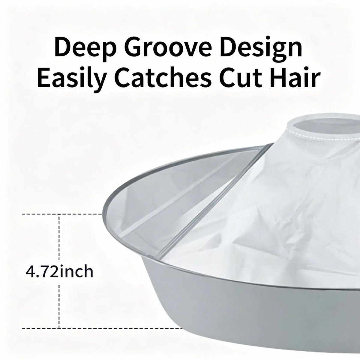 Portable Waterproof Hair Cutting Cape, Hair Catcher Bib, Reusable Barber Apron For Household & Salon Hair‑Cutting