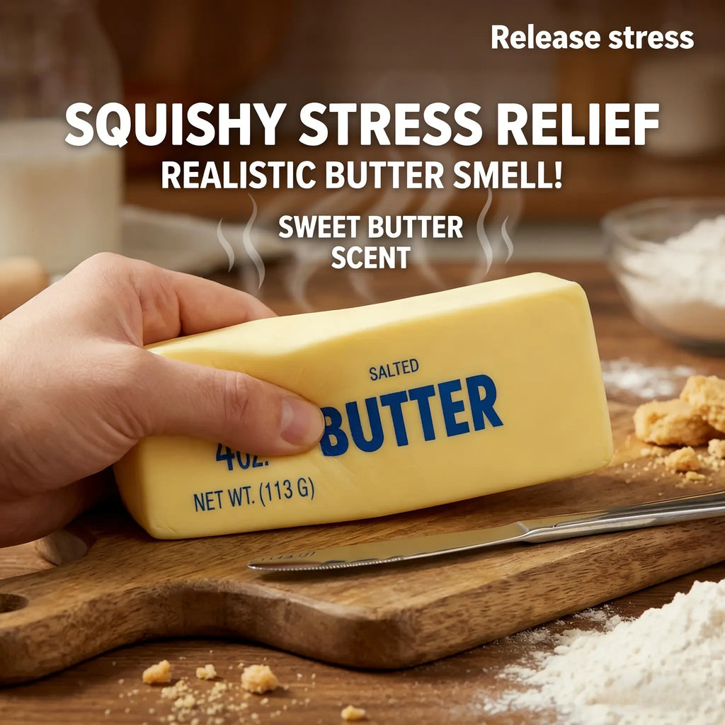 Super Soft Squishy Butter Stick Stress Toy Slow Rising Sensory Fidget for Teens Non Toxic Party Favors Christmas Birthday Gifts