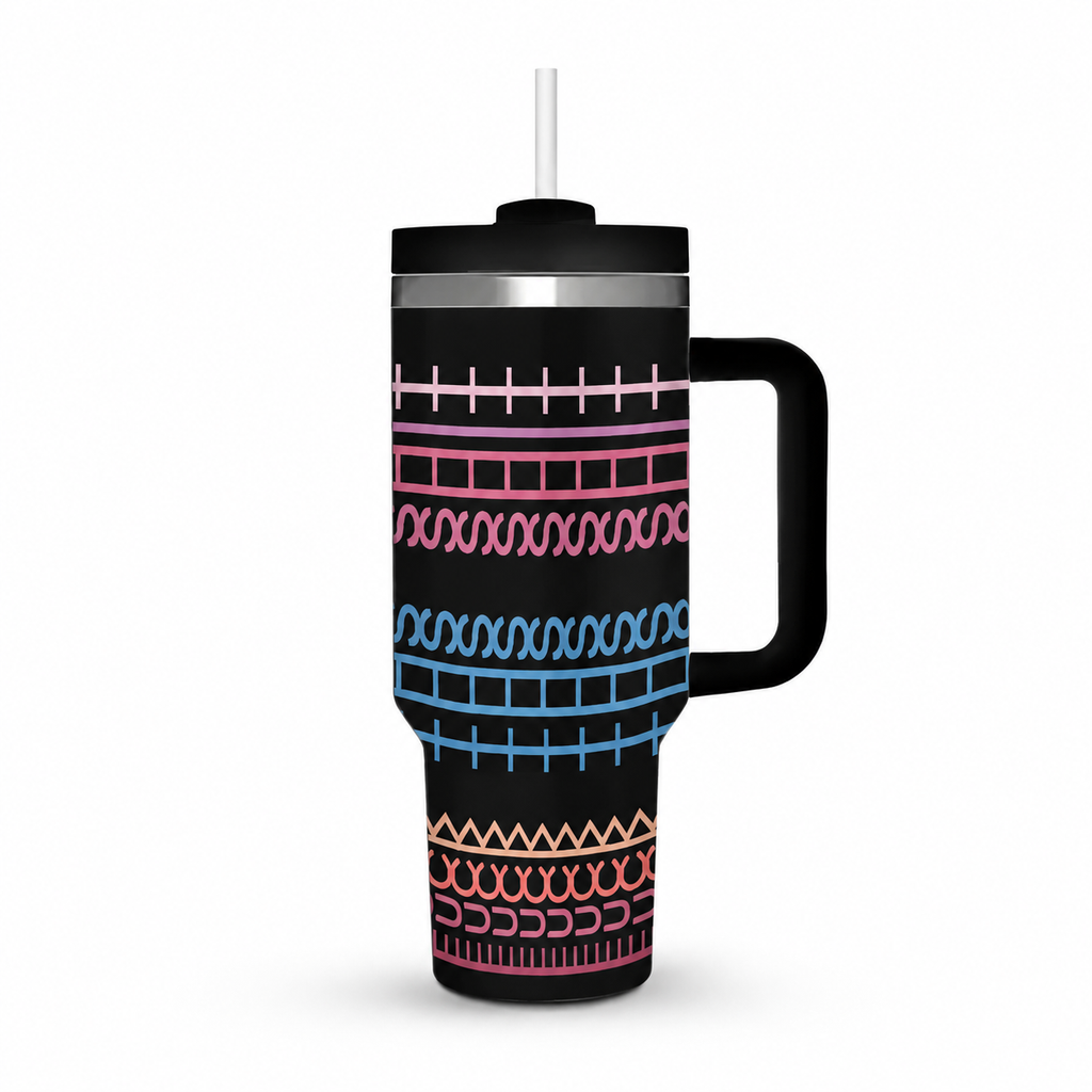 40 oz F*ck This Sh*t Hidden Message Tumbler, Funny Coworker Gift Cup
