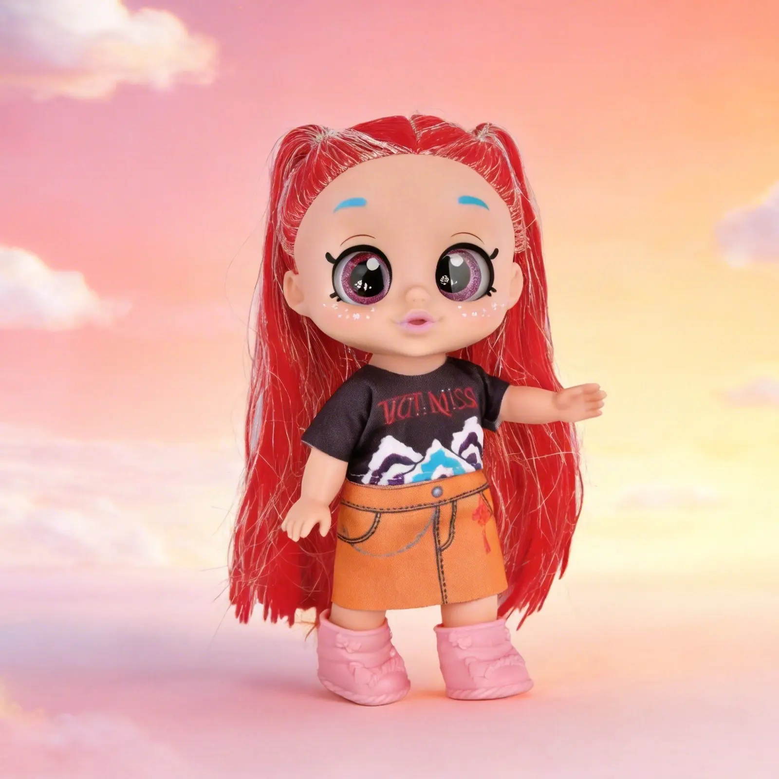 Kpop Anime Action Figure Dolls, Rumi Mira Zoey Idol Group Toys, 5D Shiny Eyes, Musical Jointed, Fan Collection & Kids Gift, 7/10/13 Inch