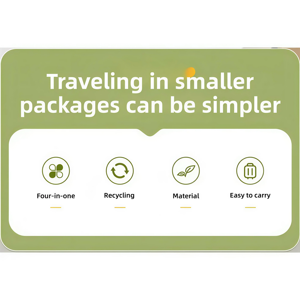 4-in-1 Portable Cosmetic Shampoo Dispenser Storage Bottle Plastic Travel Friendly Compact Design for Easy Carrying