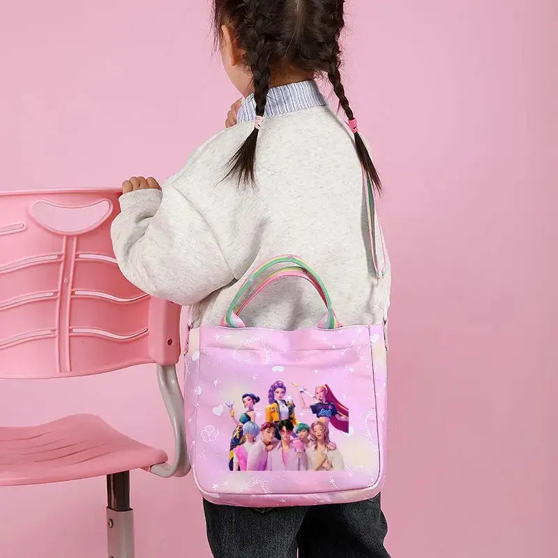 Cross-border new kpop witch hunters women's shoulder bag women's messenger bag schoolbag student campus bag