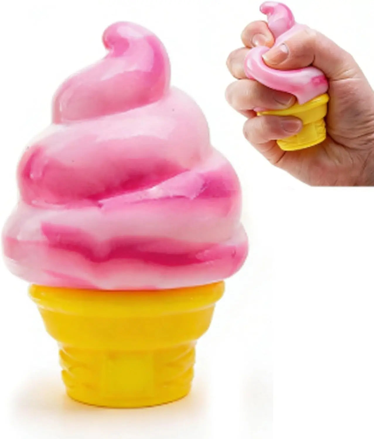 Ice Cream Squeeze Squishy, Ice Cream Squishy, Slow Rise Sensory Fidget Toy, Easter Basket Stuffers Party Favors