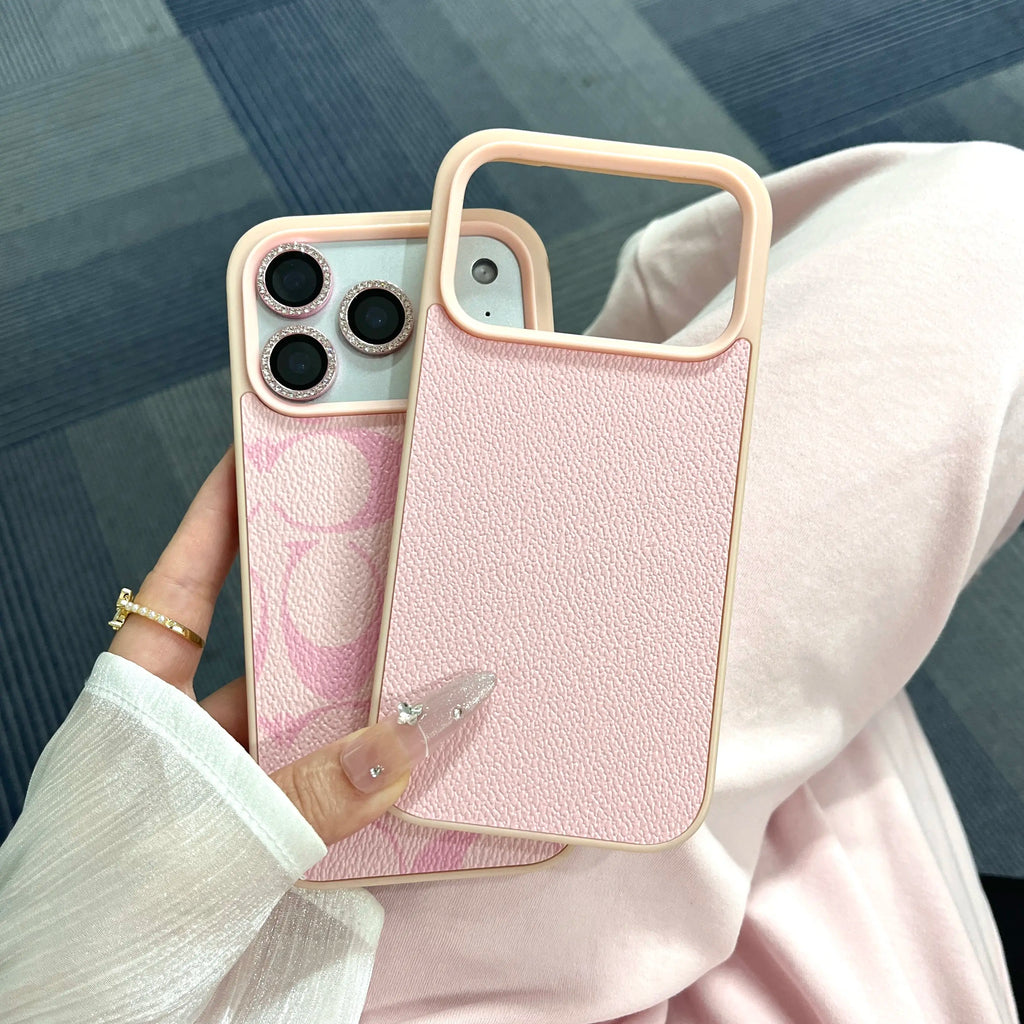 Suitable for iPhone 17，16, 15, 14, 13, 12, 11 Pro Max, high-end leather pattern phone case, iPhone 16 Plus, 15 Plus leather phone case for both boys and girls, shockproof phone case