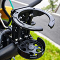 360° Rotating Foldable Bike & Motorcycle Cup Holder, Adjustable Bottle Cage with Quick-Fold Design for Bicycle, Scooter, Stroller & Outdoor Riding