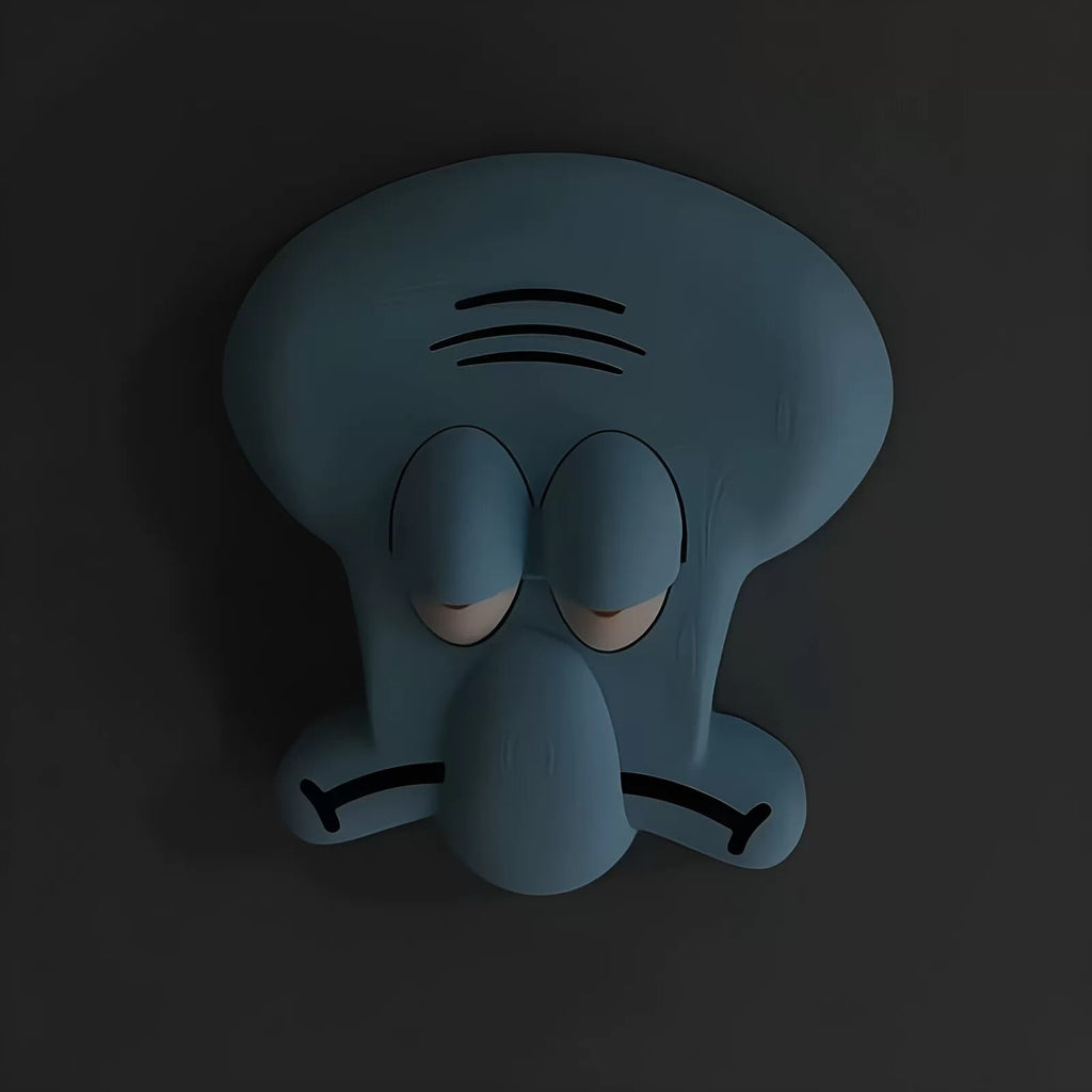 3D Printed Cartoon Octopus Light Switch Cover, Funny Eye Toggle Switch Controller, Creative Wall Switch Decoration for Bedroom, Kids Room, Bathroom, Office