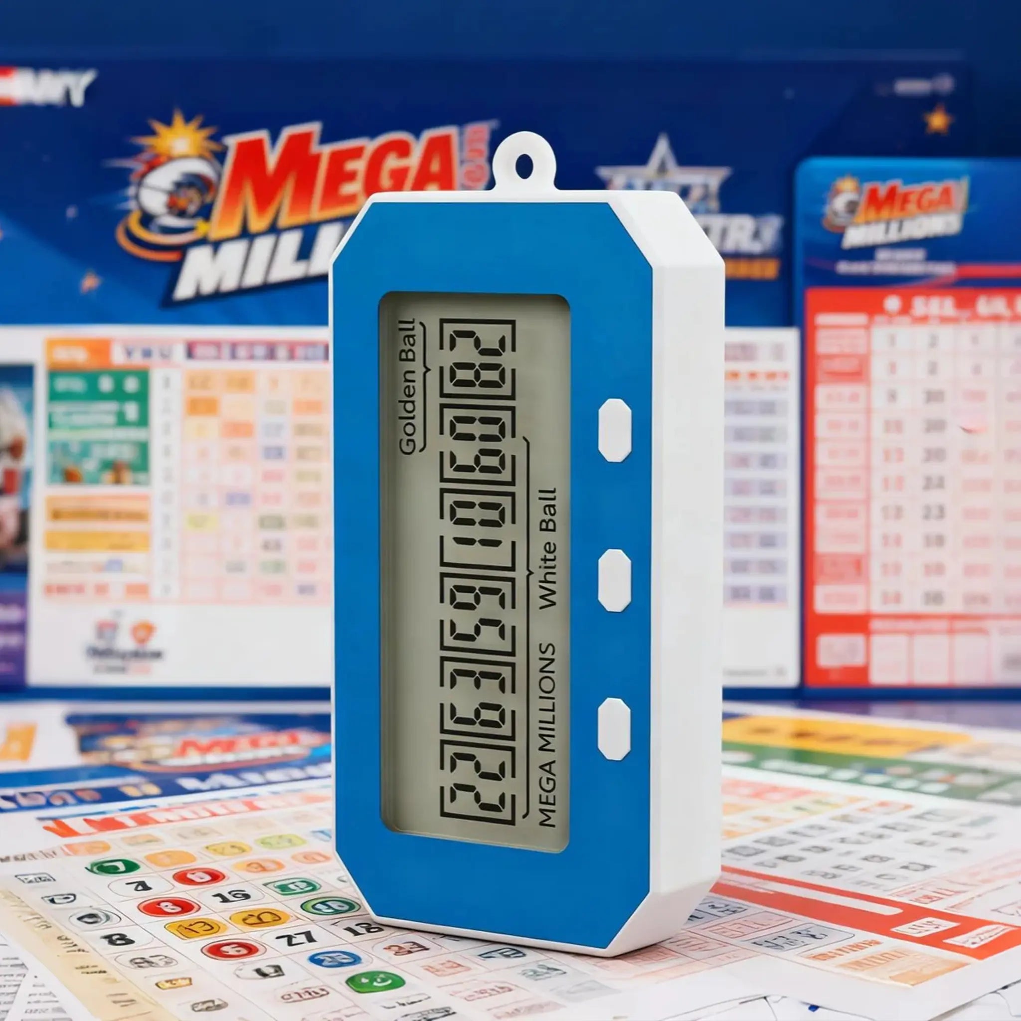 Nokade Intelligent AI Lottery Number Selector with Alarm Clock