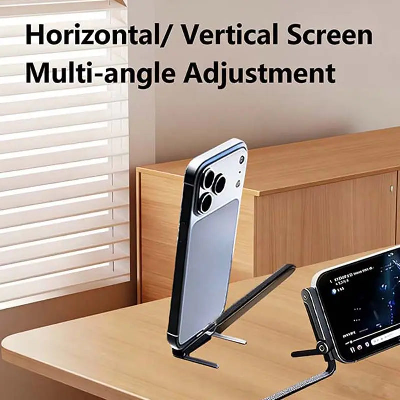 2-in-1 Fast Charging Cable with Hidden Phone Stand, Up to 240W Fast Charging, Foldable Adjustable Stand for Gaming, Office & Travel