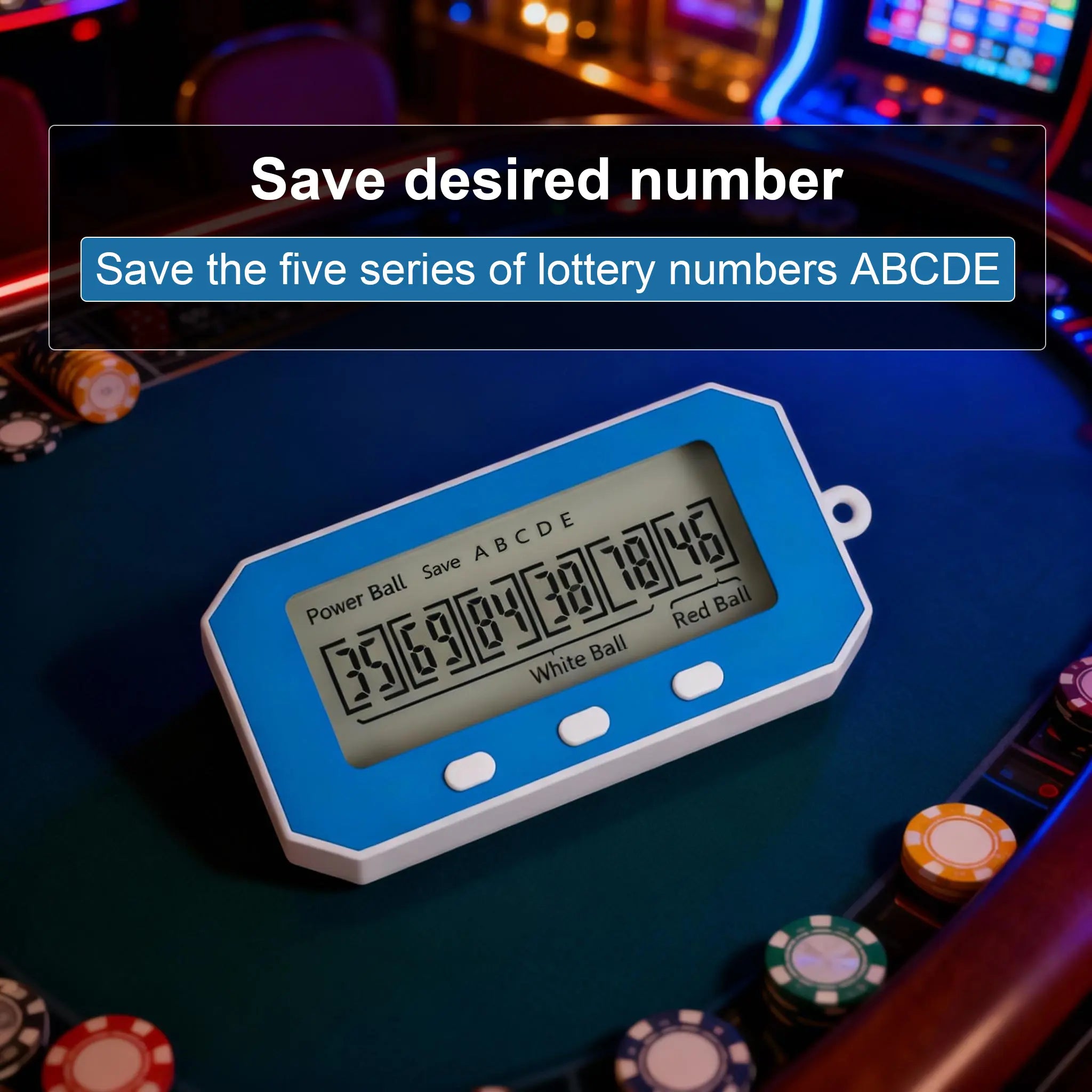 Nokade Intelligent AI Lottery Number Selector with Alarm Clock