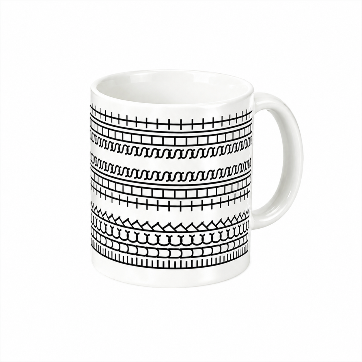 FDT Hidden Message Mug, 11oz Secret Message Ceramic Coffee Cup, Funny Gag Gift