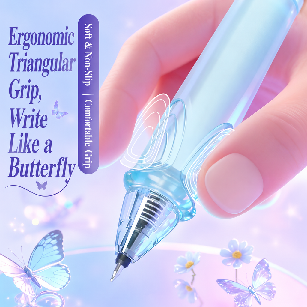 7-Style Interactive Pen Set, Cute Multi-Color Novelty Pens with Wings, Birds, Peacock, Magnetic & Transforming Designs for School, Office, Journaling & Gifts