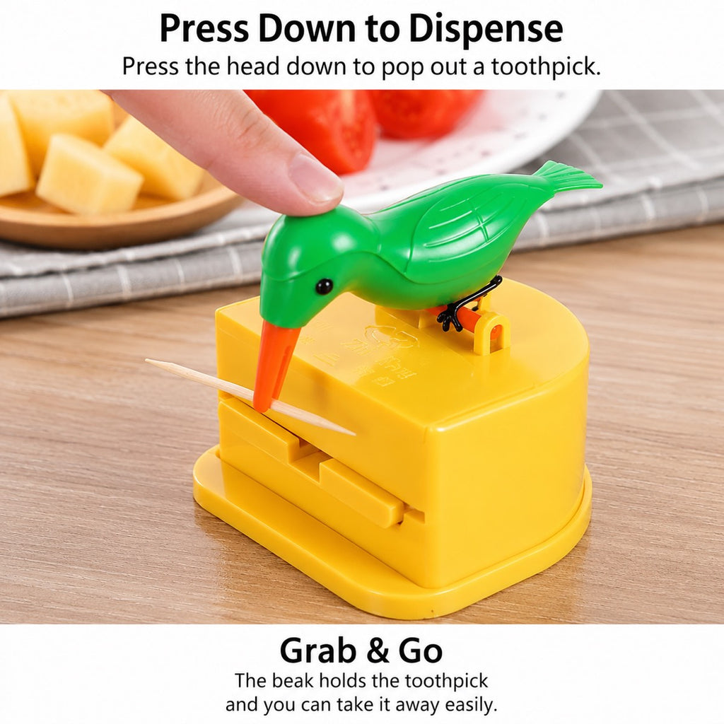 Automatic Bird Toothpick Dispenser for Tabletop Serving