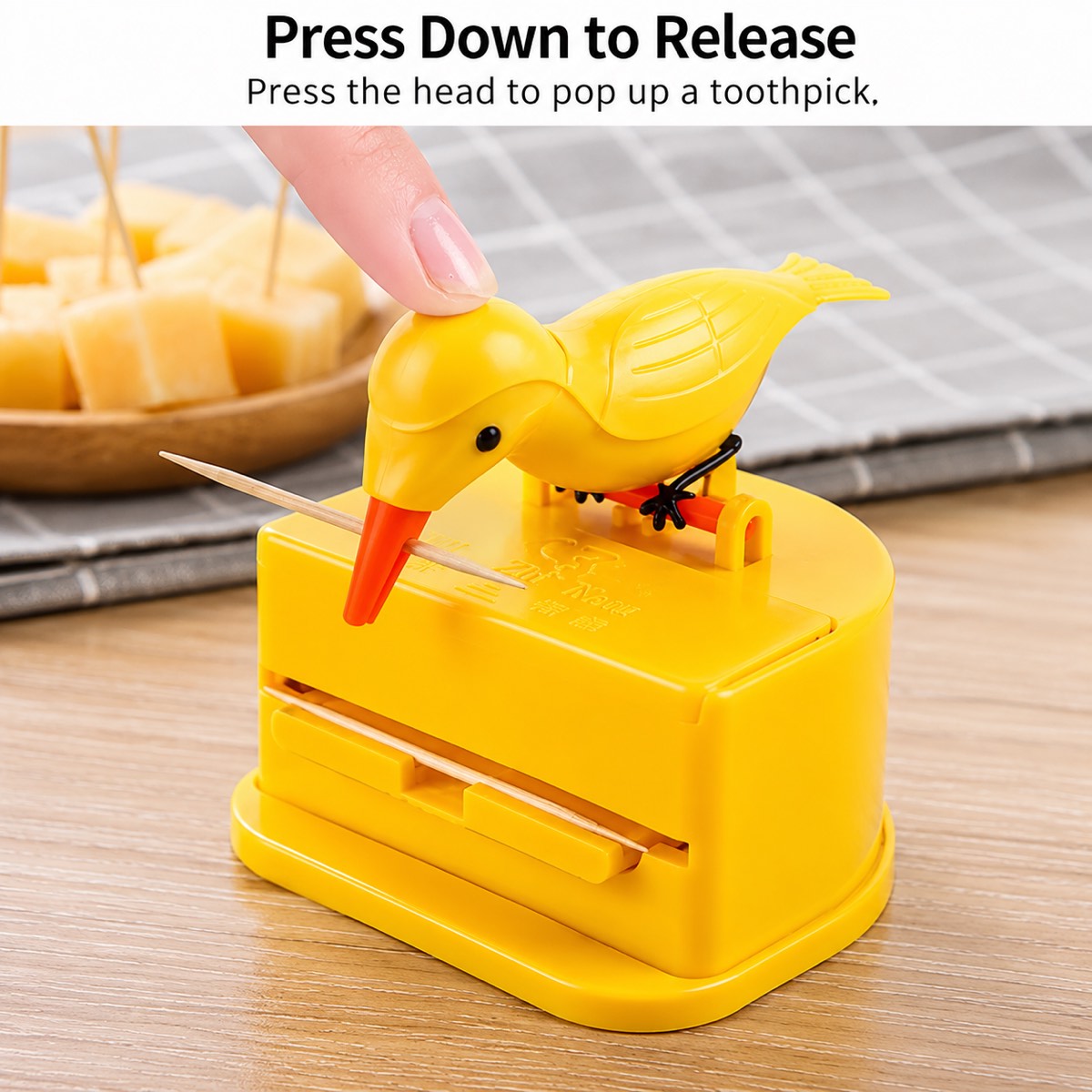 Automatic Bird Toothpick Dispenser for Tabletop Serving