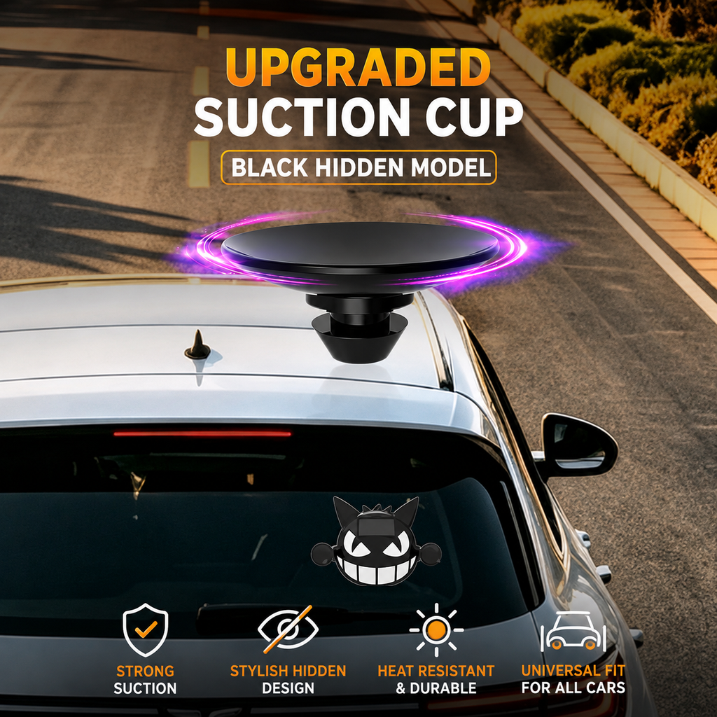 Solar Powered Little Devil Car Rear Window Light – Multi-Mode Color Changing LED