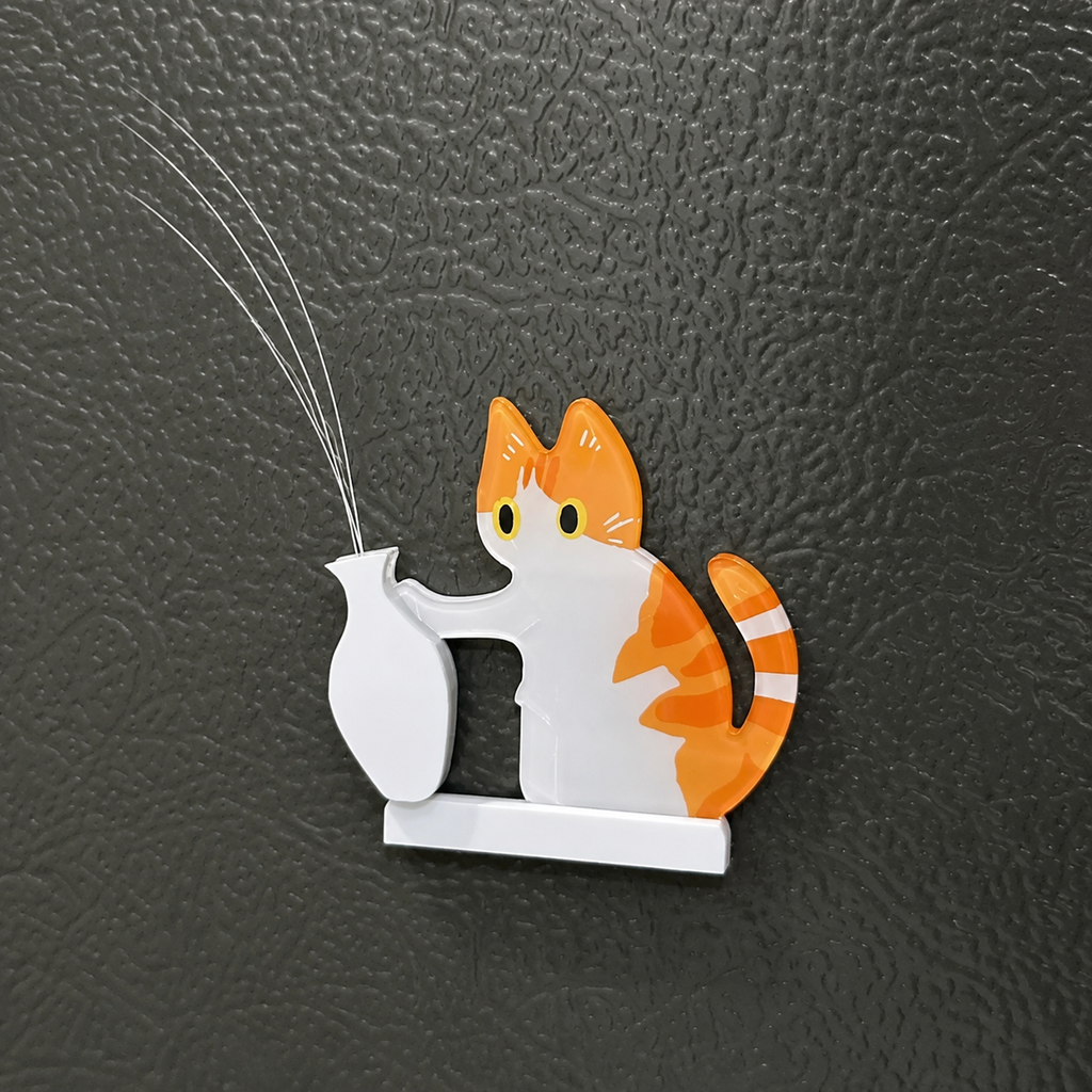 Cat Whiskers Memorial Magnet, Pet Memorial Keepsake for Cat Lovers