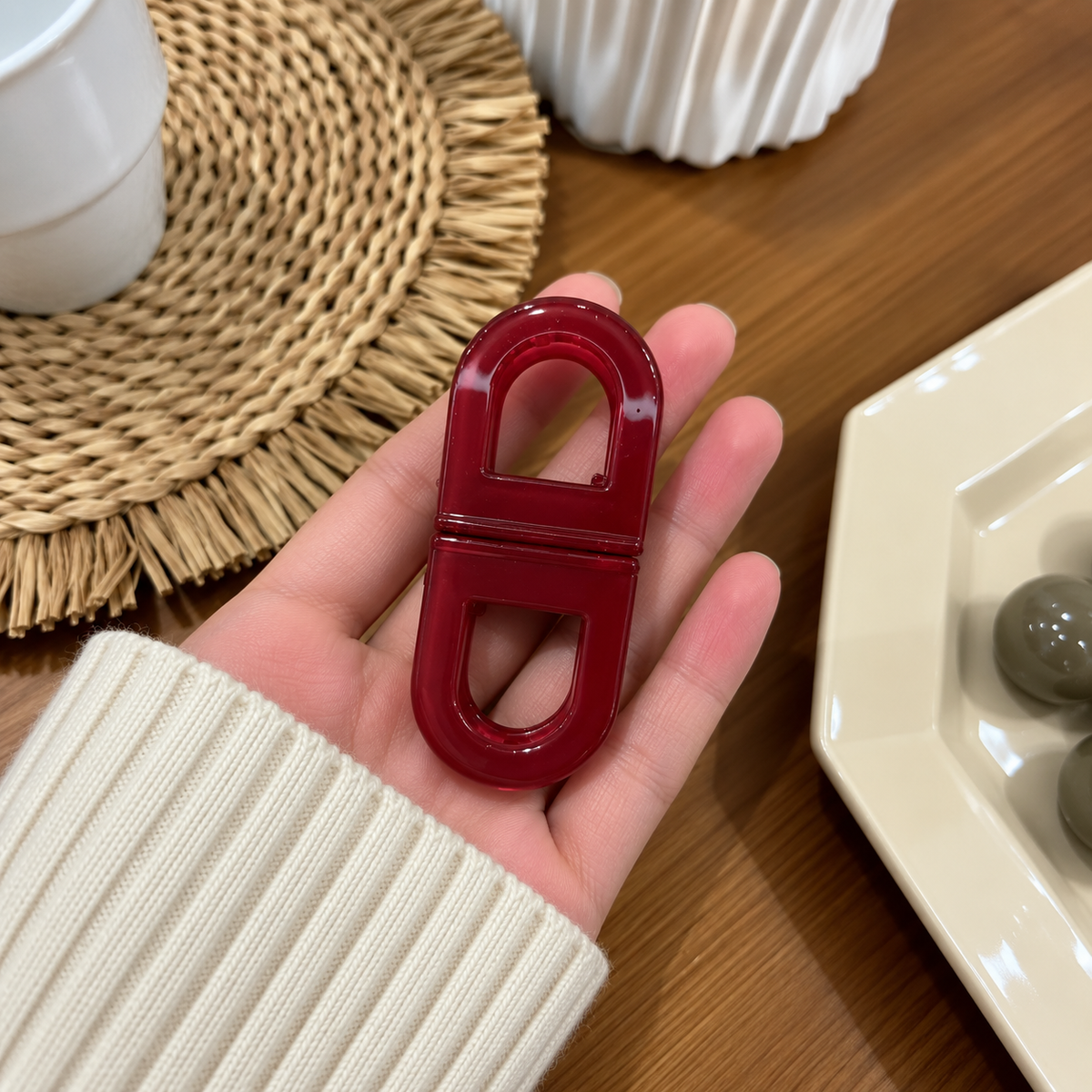 2D Flat, Women's Magnetic Hair Clips Suitable for - Strong Hold Non-Slip Magnetic Hair Claw Clips, No Marks Residue-Free, Flat Magnetic Clips Suitable for Home, Travel,, - Easy to Use Hairstyle for Women