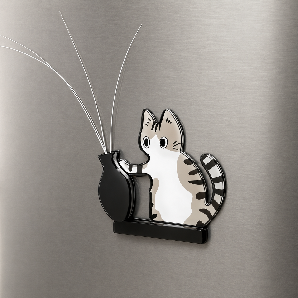 Cat Whiskers Memorial Magnet, Pet Memorial Keepsake for Cat Lovers