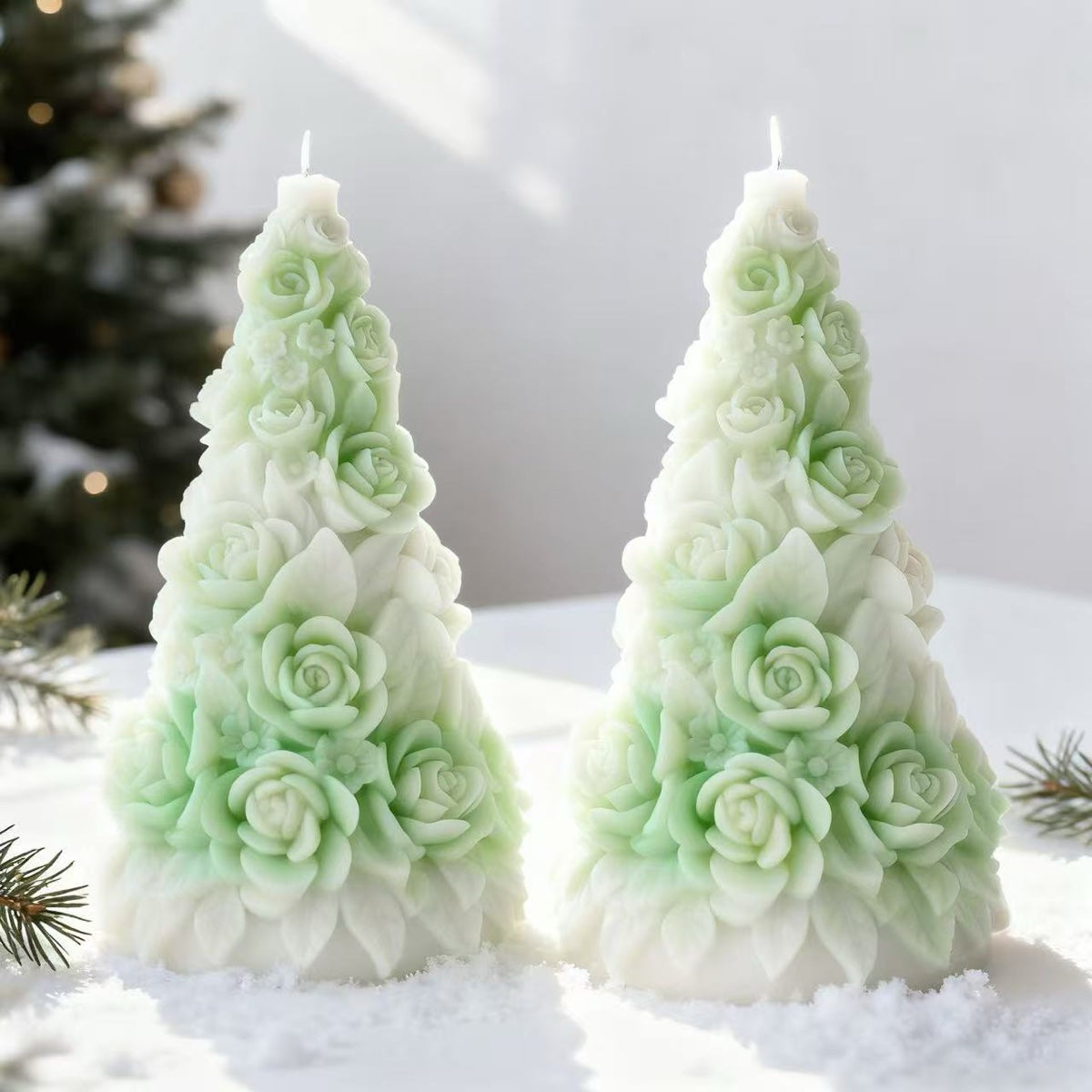 Rose Tree Candle Mold