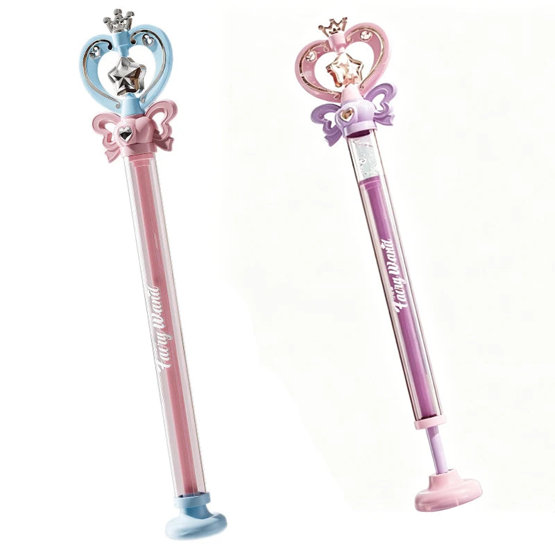 Magic Fairy Wand Water Gun, Pull-back Water Gun, Outdoor Water Play, Interactive Summer Toy for Children