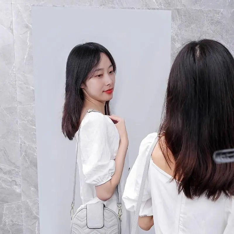 Self-adhesive mirror sticker with backing tape, 20 × 40 inch