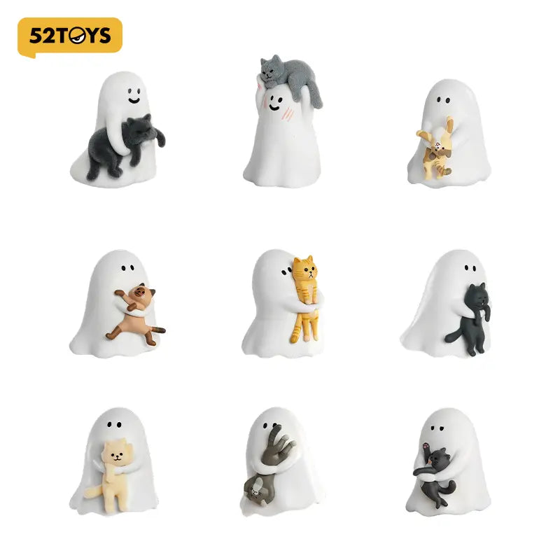 52TOYS Ghody - Behold My Cat Kawaii Creative Gift Room Decor Desktop Decoration Gift for  Birthday Party Ceramic Figurine Animal Design backtoschool