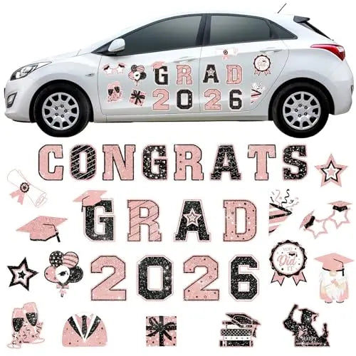 2026 Graduation Car Magnets & Refrigerator Decals