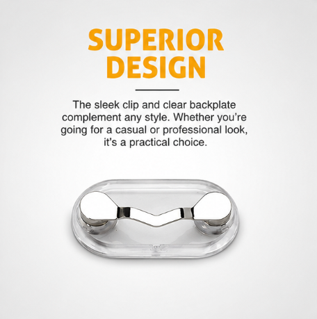 3-Pack Magnetic Eyeglass Holder Clips for Glasses, Sunglasses, ID Badges & Earphones, Black/Silver/Pink – 1 of Each