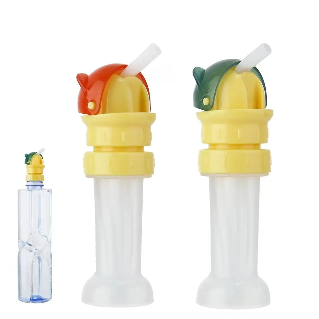 1 Pack Kids Water Bottle Spout Conversion Cap with Straw | Universal Fit for Juice & Water Bottles | Spill-Proof Flip Top Cover for Toddlers & Children