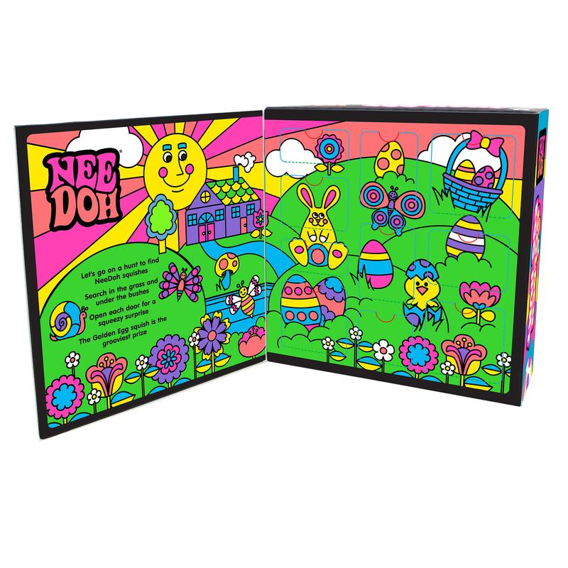 NeeDoh Easter Bundle - Squishy Easter Fun Set Toys -Various Textures and Fillings - Ages 3 and Up - Bundle of 5 NeeDoh Toys