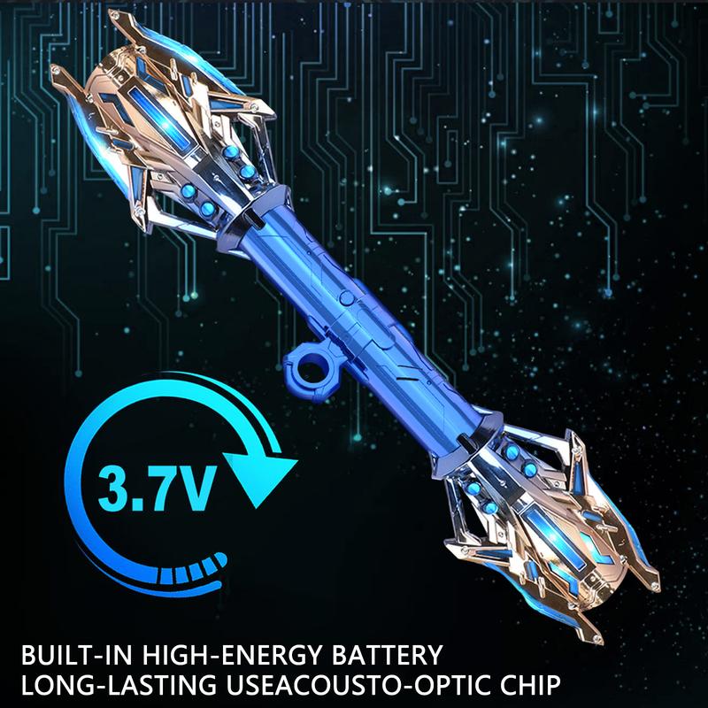 Children's Lightsaber Toy With Cool And Colorful Lights, Handsome Double-edged Lightsaber, And Telescopic Handle for Galaxy War Fighter Warriors, Holiday Gifts For Children