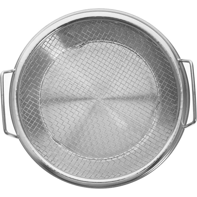 Stainless Steel Frying & Oil-Draining Rack with Tray