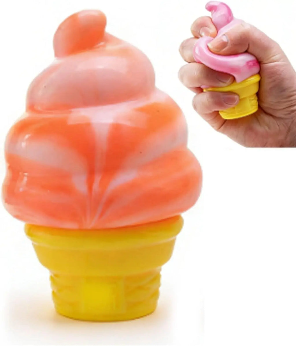 Ice Cream Squeeze Squishy, Ice Cream Squishy, Slow Rise Sensory Fidget Toy, Easter Basket Stuffers Party Favors