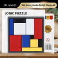 Logic Game 88 Brain-Teasing Puzzles for Kids, Teens & Adults | Portable Educational Toy for Travel, Gifts & Family Fun (Ages 7+)