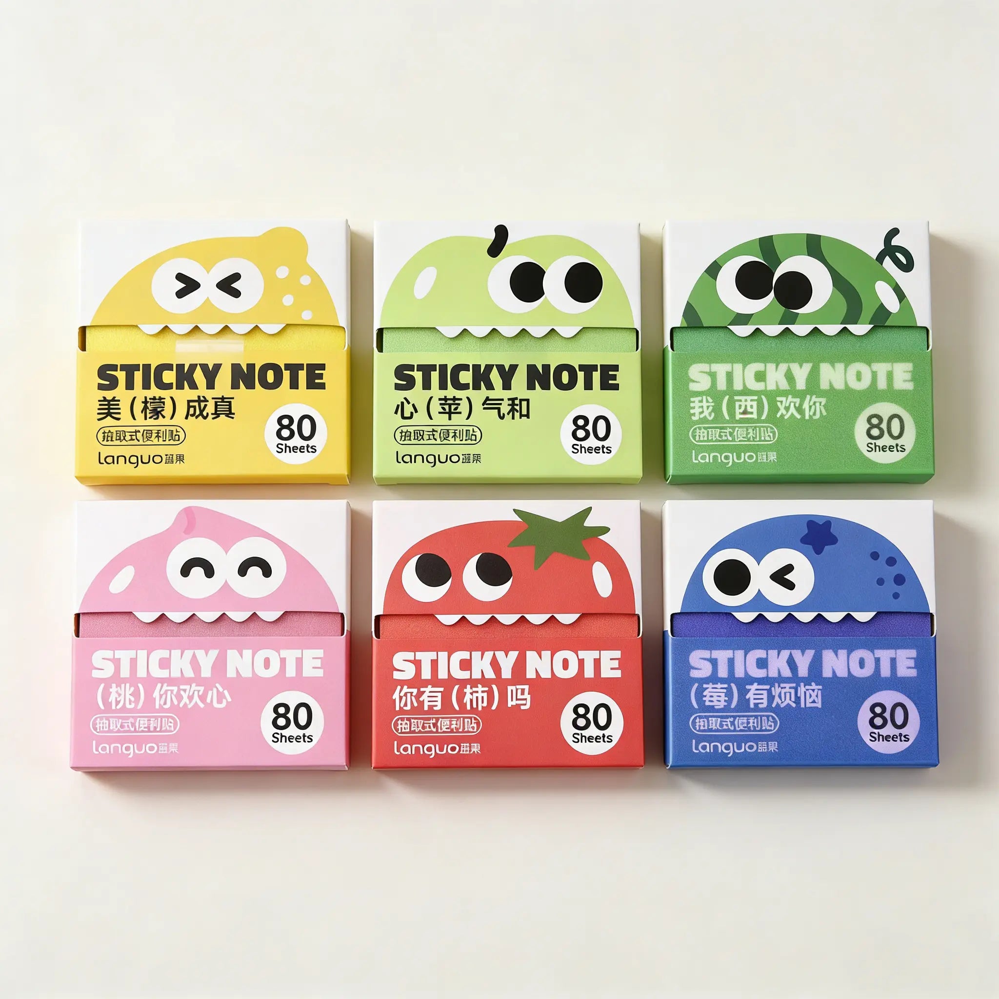 12 Boxes of Transparent Pull-Out Sticky Notes (960 Sheets Total) - Office Stationery, Work Accessories with Strong Adhesion, No Residue, 50 Reuses Per Sheet