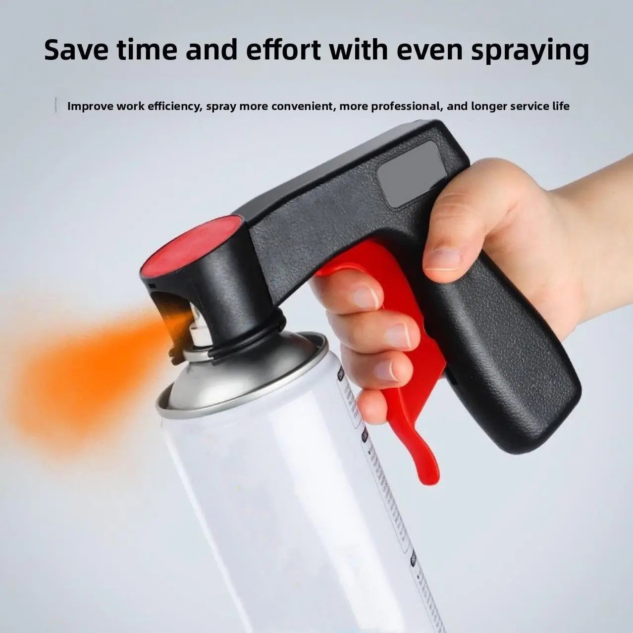 Universal Spray Can Handle - Ergonomic Aerosol Trigger for Professional Painting