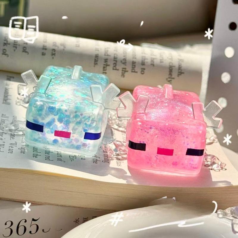 Axolotl animal-shaped squishy toy, a popular internet trend, a stress-relieving gift and gadget.