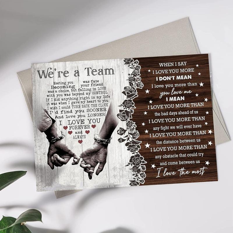 Personalized "We're A Team" Couple Canvas Print - Custom Name Wall Art for Bedroom & Anniversary