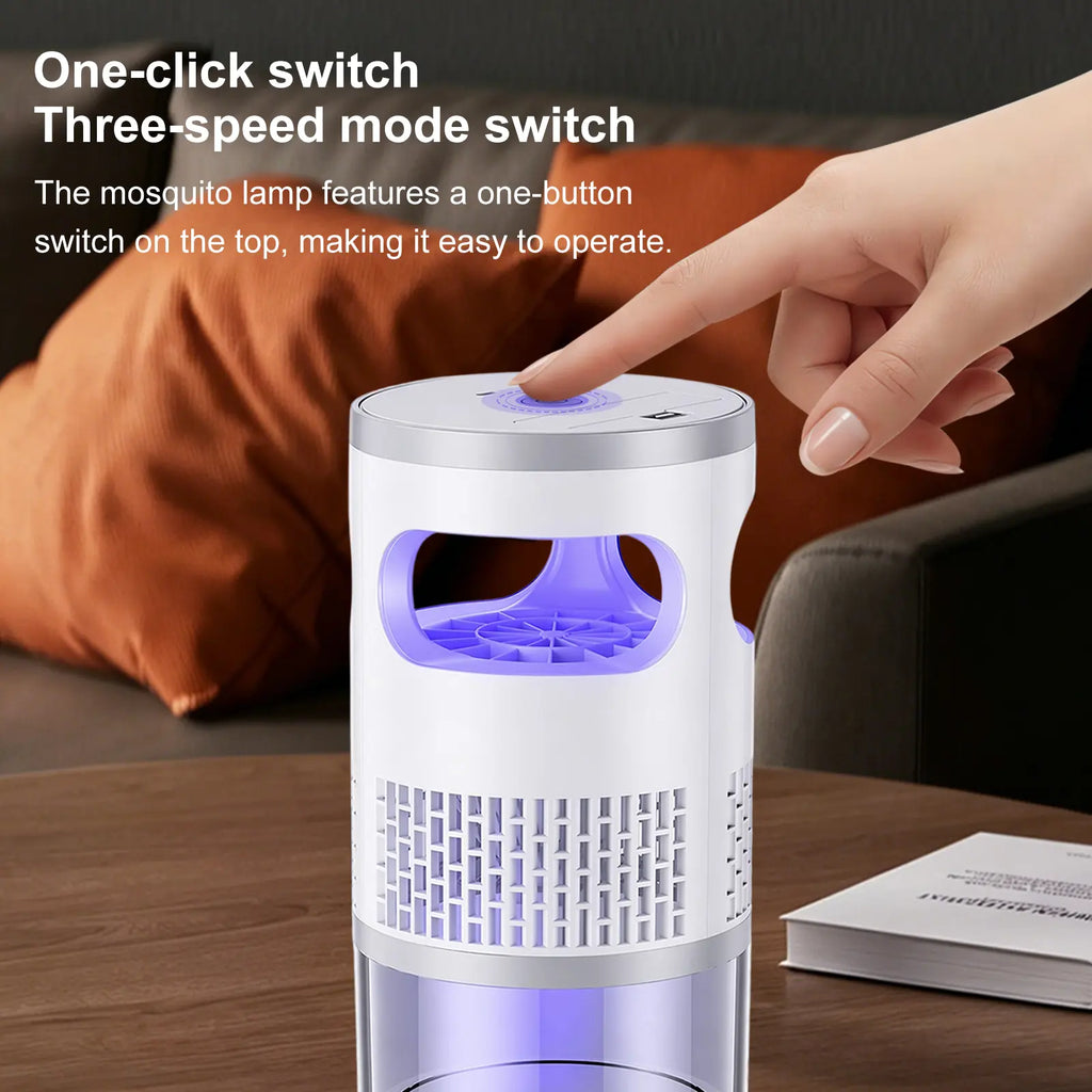 Gainstarx Indoor Suction Insect Trap with Light (Non-Zapper)