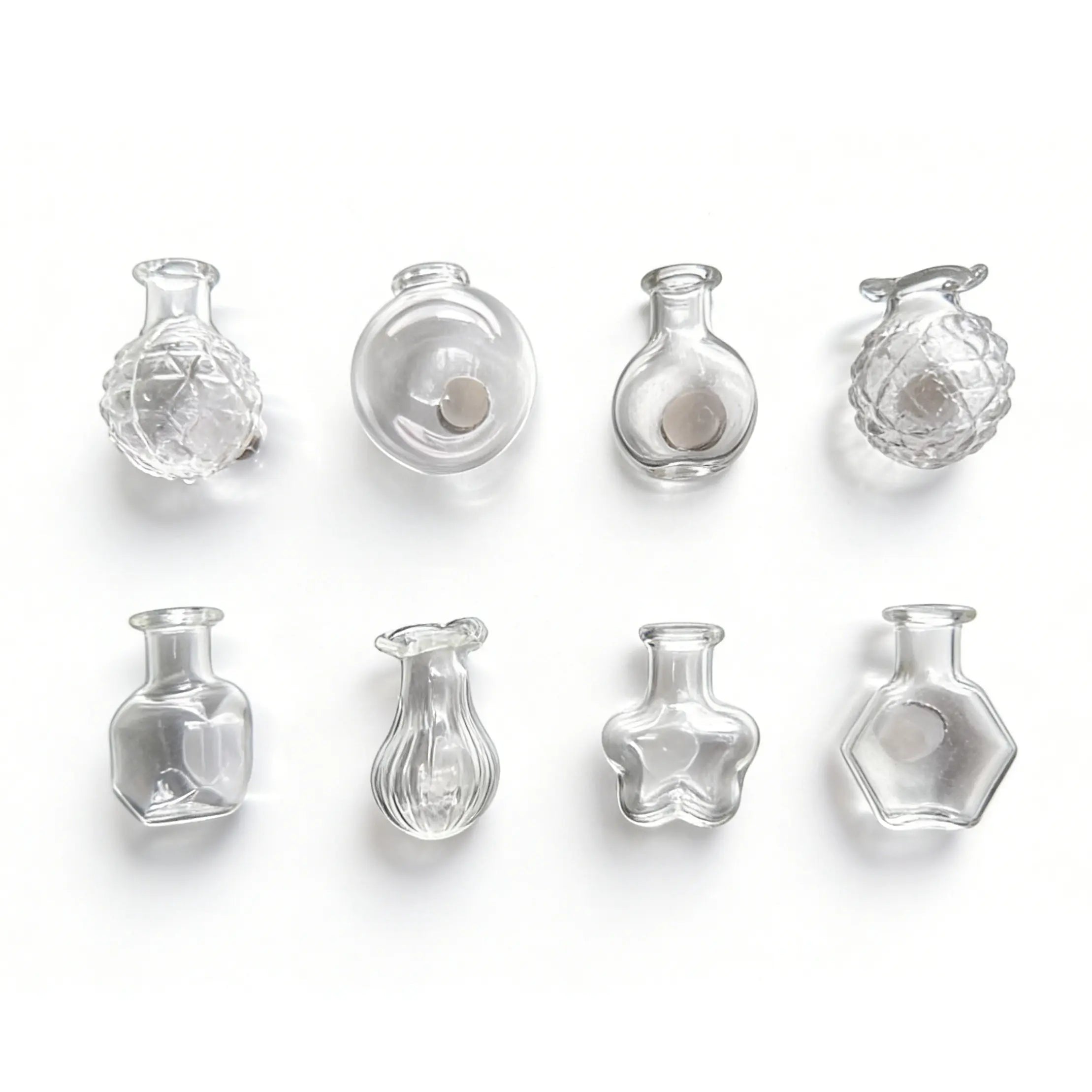 Jingdezhen Handmade Mini Vase Fridge Magnets (8-Set)