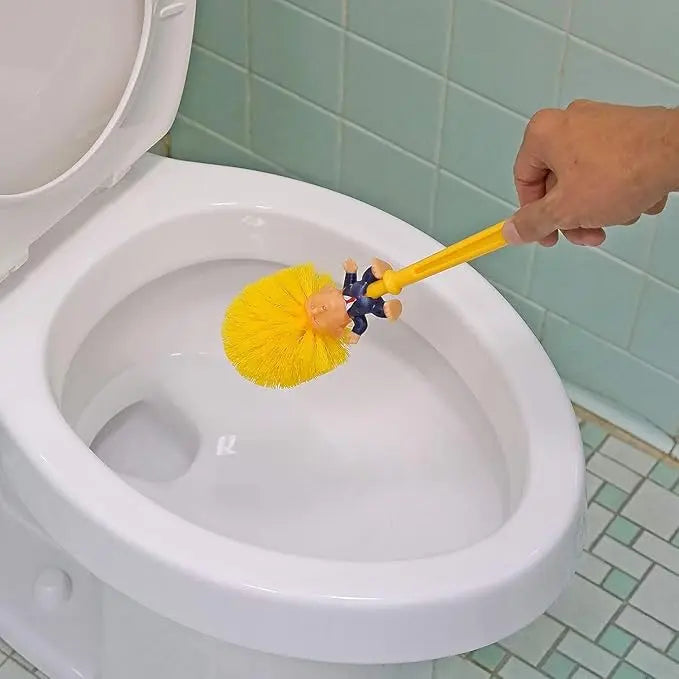Toilet Brush Cleaner, Funny Toilet Scubber,Make Toilet Great Again, Commander in Crap Cleaning Scrubber Home Goods