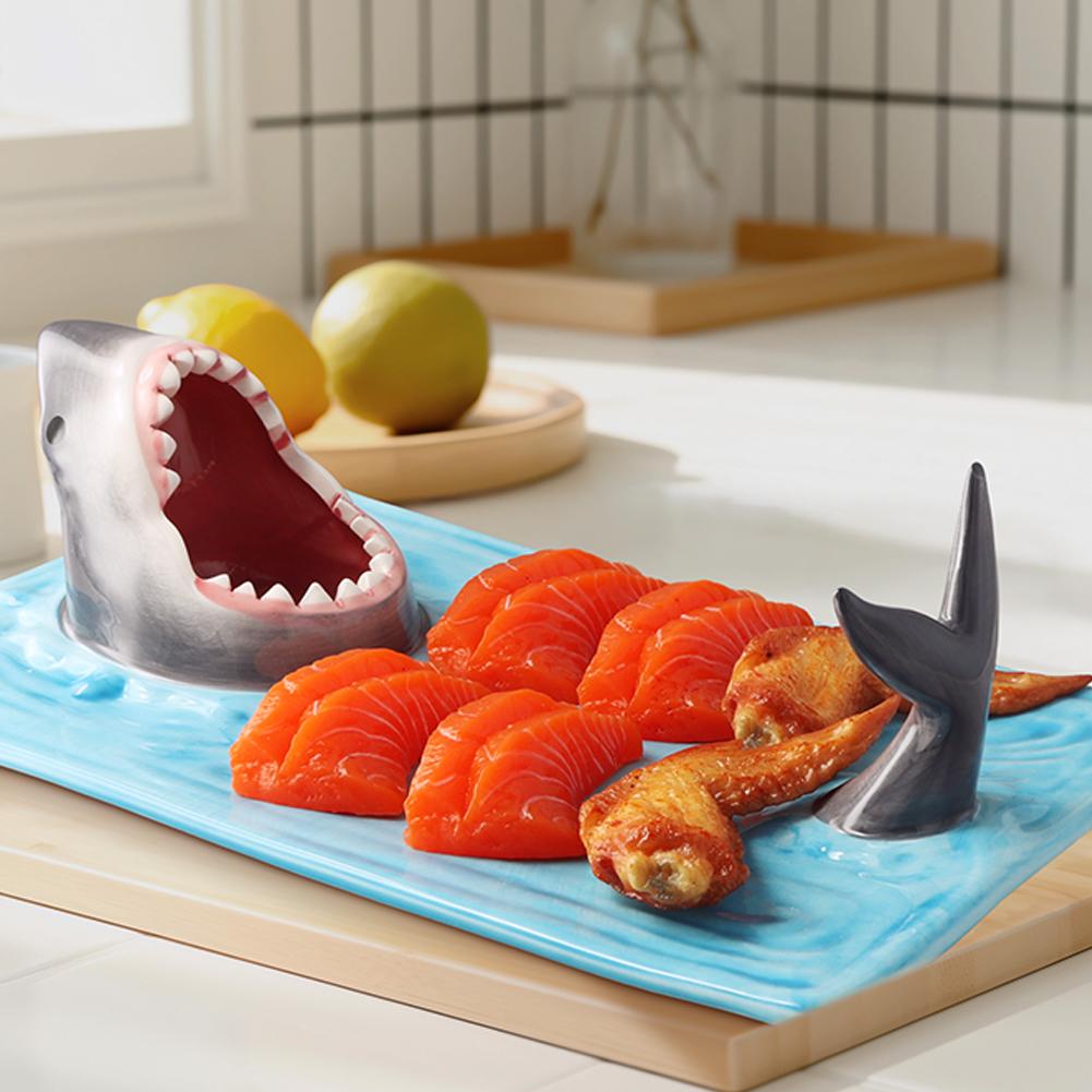 Hungry Shark Ceramic Plate