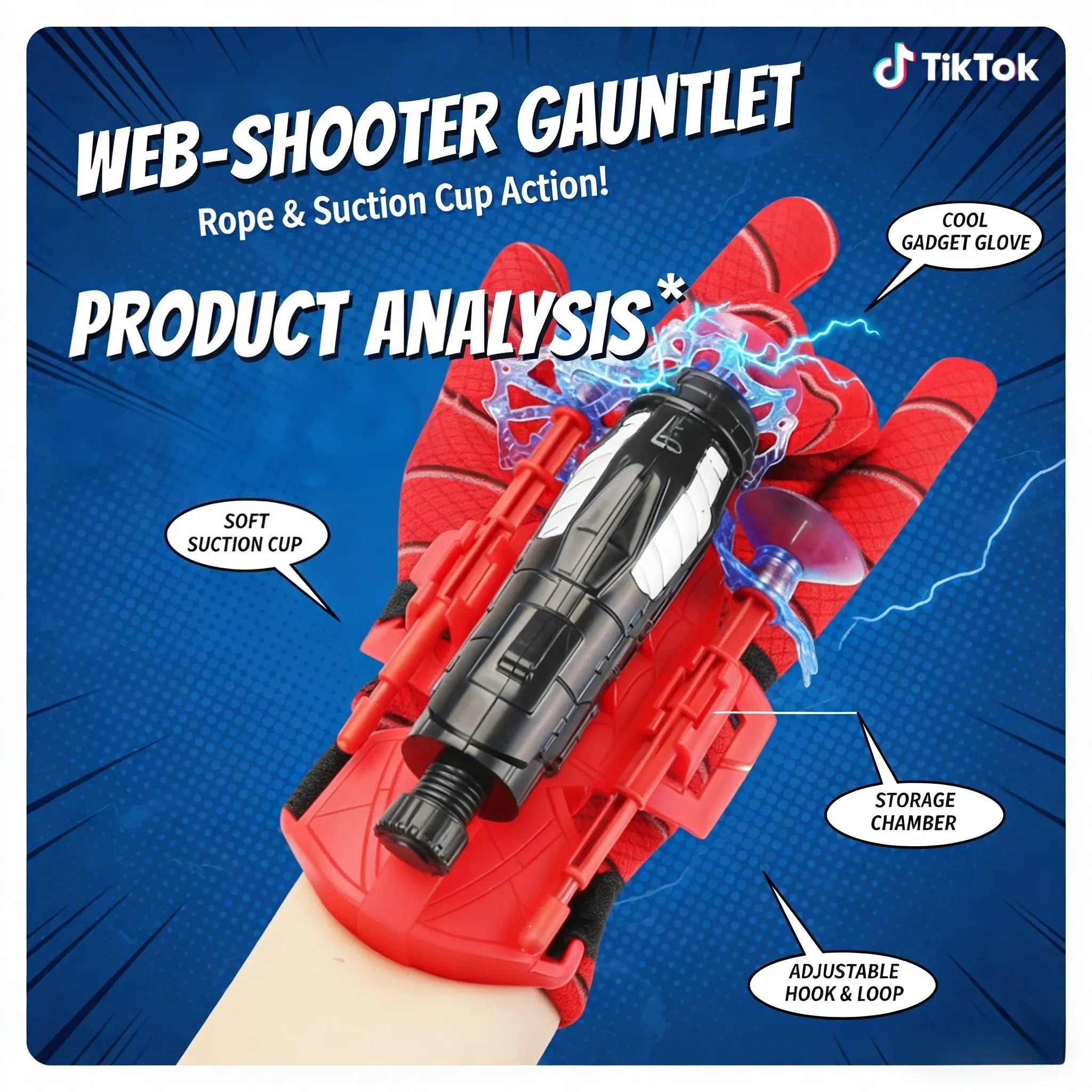 Superhero String Shooter Toy Set - Ages 4+ Gift