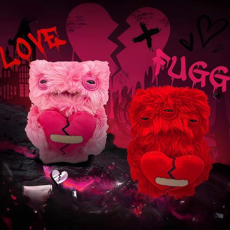 Fugglers Toothed Plush Doll Cute Monster Plush Toy Series, High-Quality Stuffed Animal, Perfect Gift for Valentine's Day, Birthday, Wedding Decor, Friends & Memorable Gifts